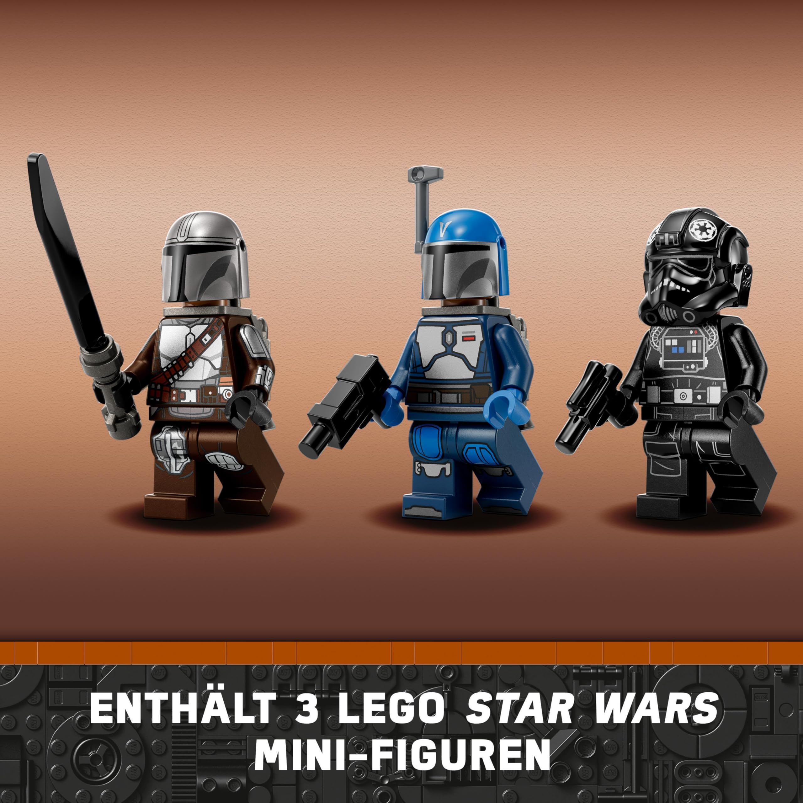 Amazon.com: LEGO Star Wars Mandalorian Fang Fighter vs TIE